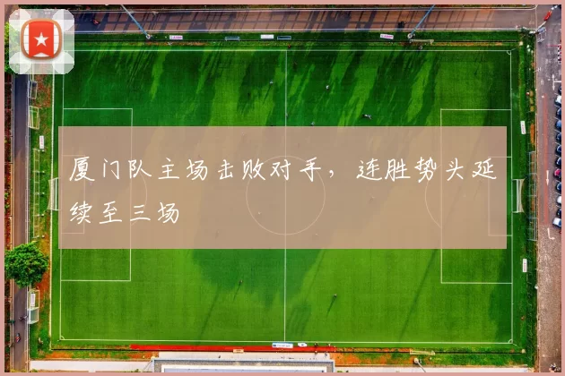 厦门队主场击败对手，连胜势头延续至三场